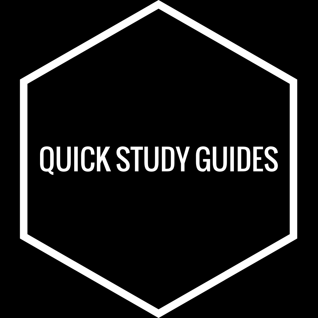 QUICK STUDY GUIDES