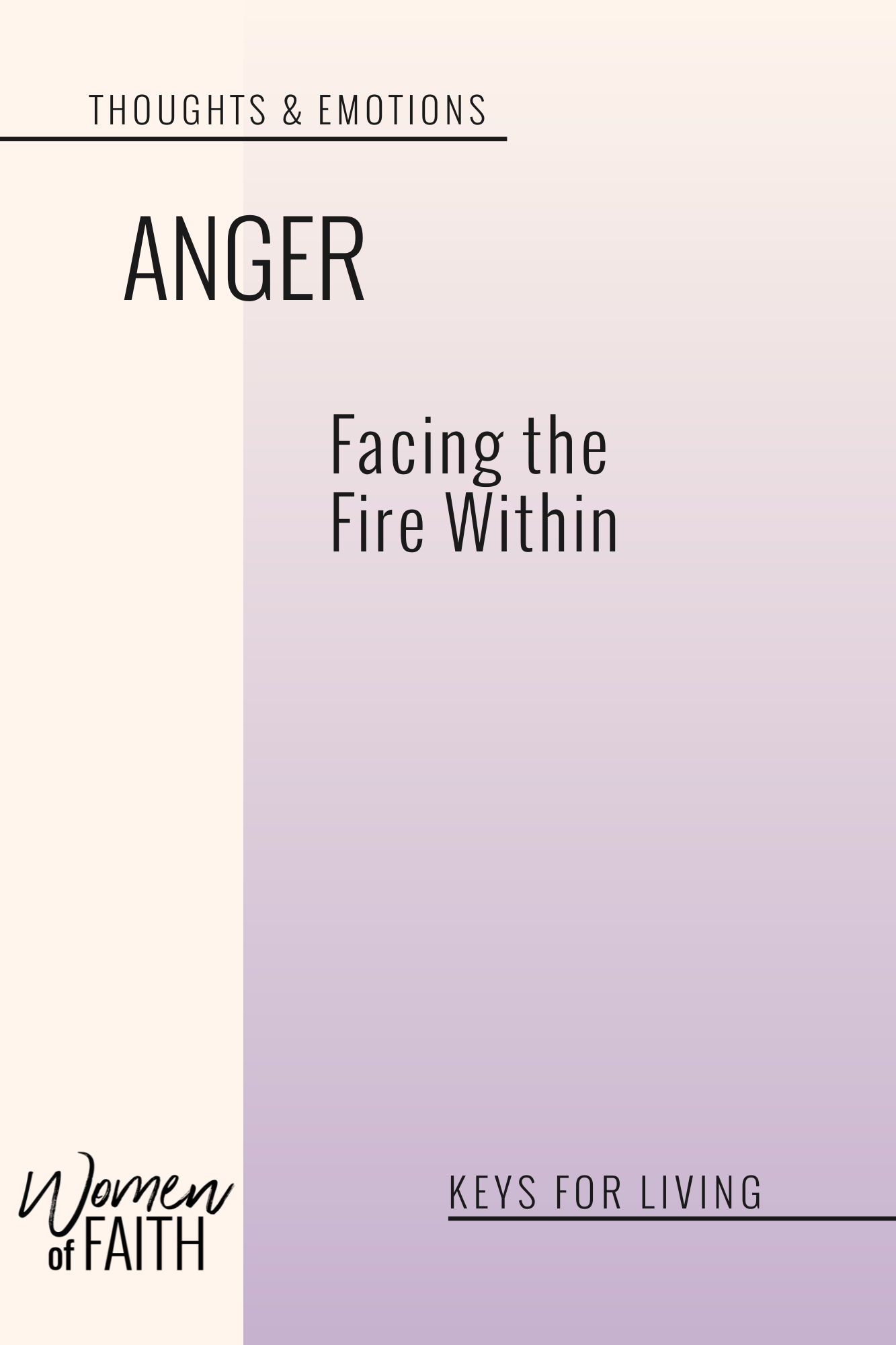 ANGER: Facing the Fire Within (E-BOOK)