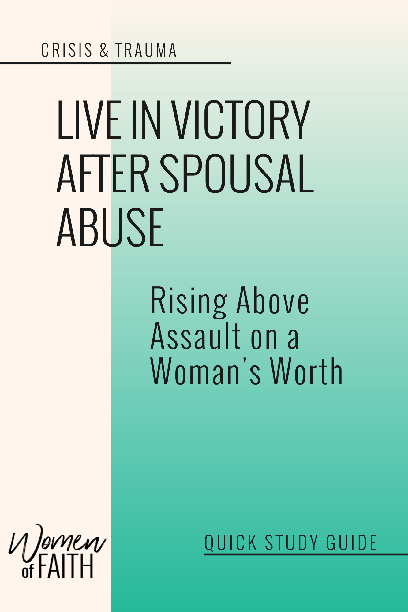 LIVE IN VICTORY AFTER SPOUSAL ABUSE - QUICK STUDY GUIDE (E-GUIDE)