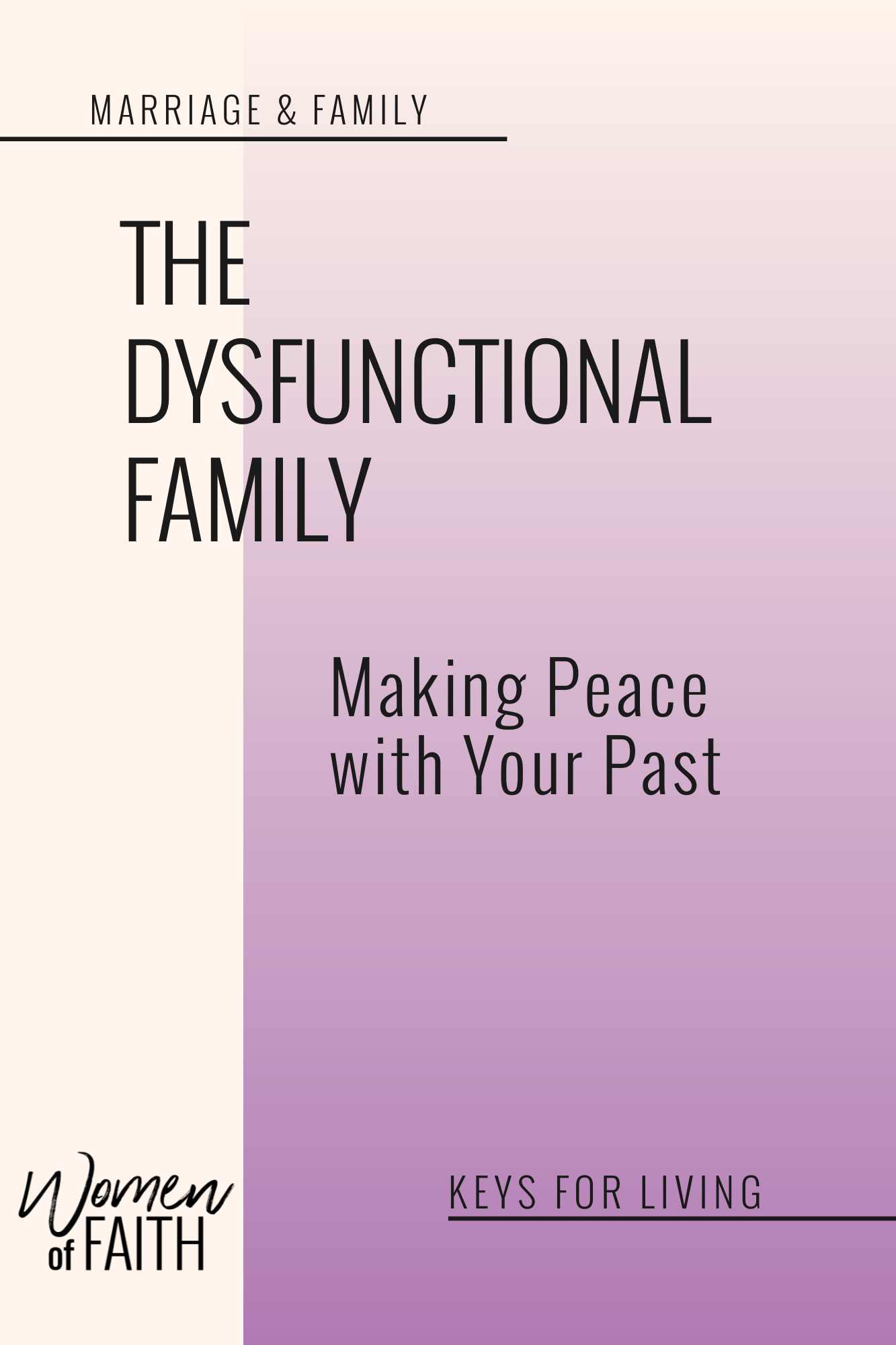 DYSFUNCTIONAL FAMILY, THE: Making Peace with Your Past (E-BOOK)