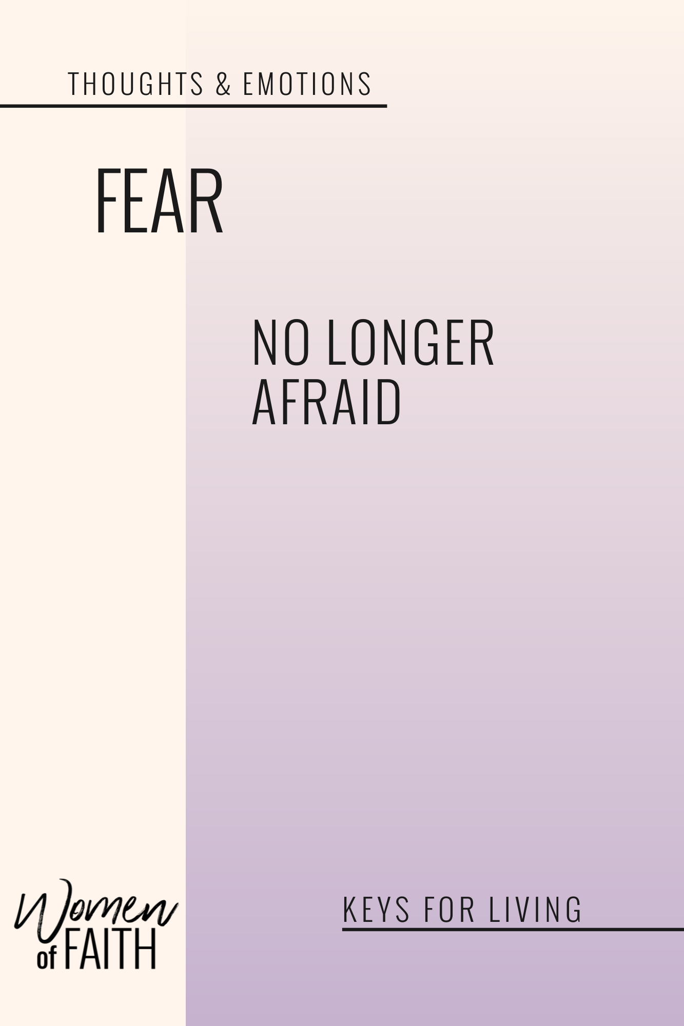 FEAR: No Longer Afraid (E-BOOK)